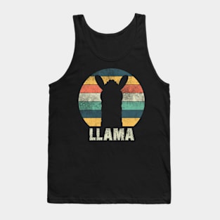 Retro Llama Tank Top